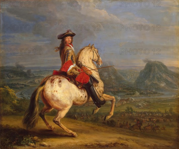 Louis XIV at the Taking of Besancon, 1674. Creator: Adam Frans van der Meulen.