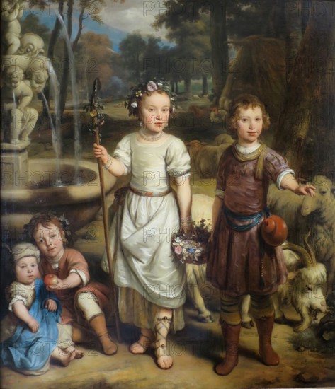 Children in a Park, 1671. Creator: Gerbrand van den Eeckhout.