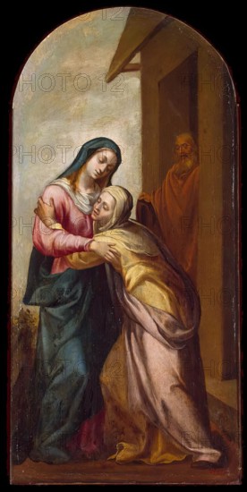 Mary Meeting Elizabeth, 1630. Creator: Juan del Castillo.