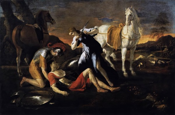 Tancred and Erminia, 1649. Creator: Nicolas Poussin.