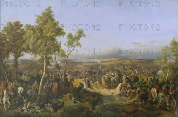 Battle of Tarutino on 6 (18) October 1812, 1847. Creator: Peter Heinrich Lambert von Hess.