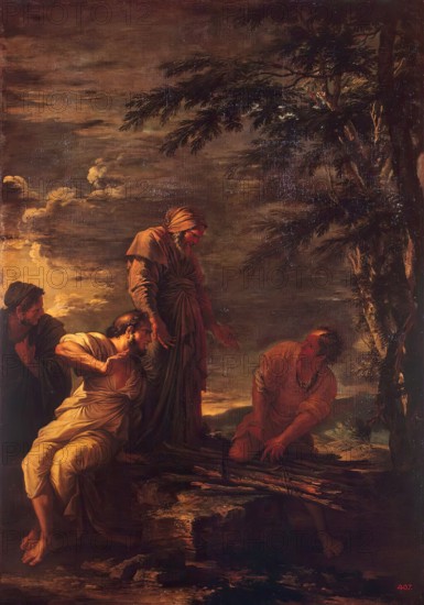 Democritus and Protagoras, 1663. Creator: Salvator Rosa.