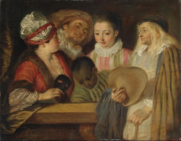 Actors of the Comedie-Francaise, 1710. Creator: Jean-Antoine Watteau.