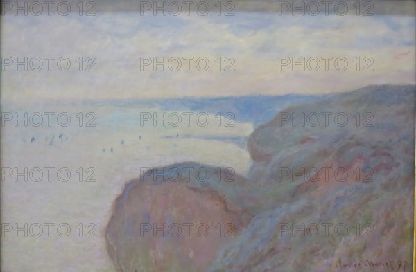 Steep Cliffs near Dieppe, 1897. Creator: Claude Monet.