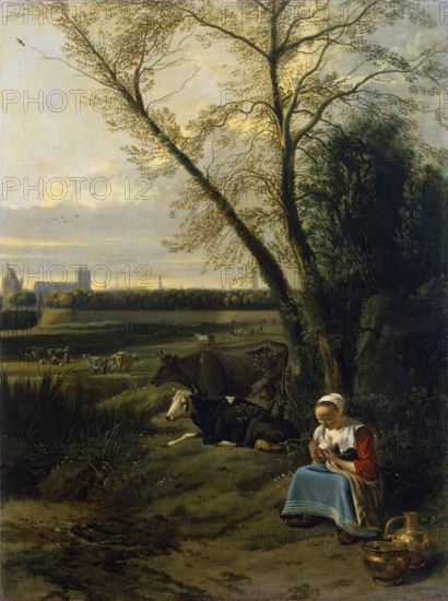 Shepherdess, 1666. Creator: Jan Siberechts.