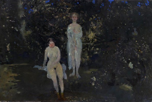 Women Bathing, 1910. Creator: Konstantin Somov.