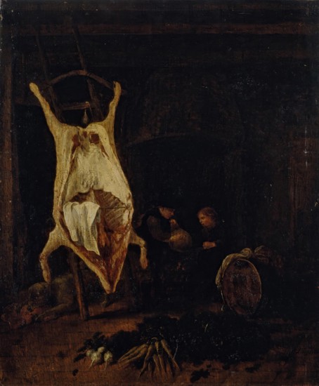 Carcass in a Kitchen, 1691. Creator: Jacob Leyssens.