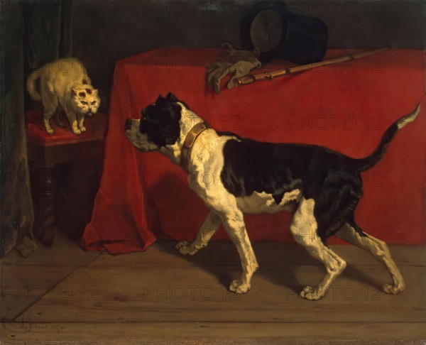 Enemies, 1854. Creator: Joseph Stevens.