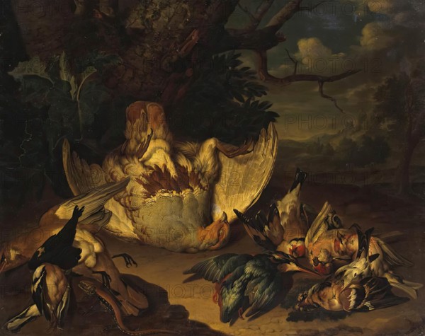 Dead Game, 1718. Creator: Philipp Ferdinand de Hamilton.