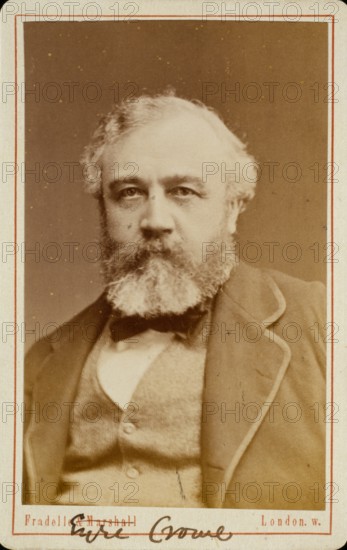 Eyre Crowe, A.R.A.; Eyre Crowe, c1878. Creator: Albert Eugene Fradelle.