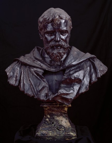 Bust of Sir Lawrence Alma-Tadema, R.A., 1895. Creator: Edward Onslow Ford.