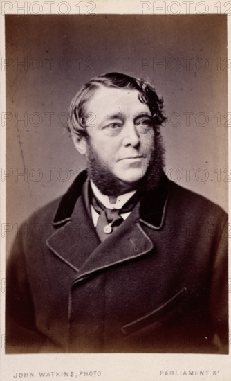 Unidentified male, possibly William Lake Price, c1860s. Creator: John Watkins.