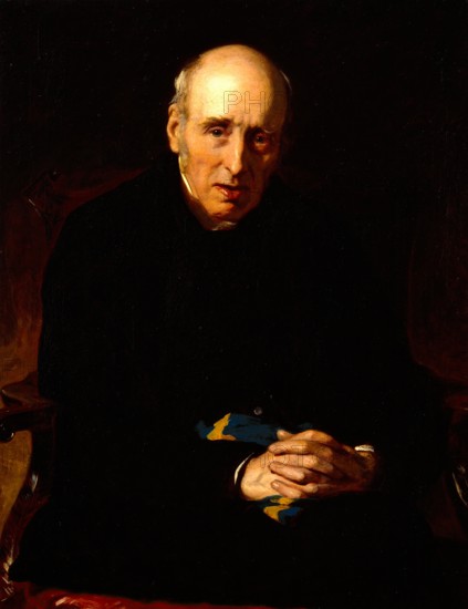 Portrait of Thomas Vaughan, 1852. Creator: John Prescott Knight.