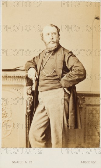 Unknown man, possibly Edmund W. Gill, c1873. Creator: Maull & Co.