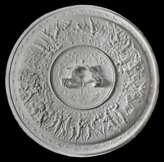 Shield of Achilles, 1810. Creators: John Flaxman, Rundell, Bridge and Rundell.