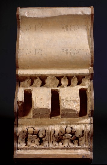 Cast of impost of central arch, AD 203, (late 18th- early 19th century). Creator: Unknown.