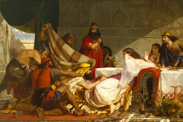 The Festival of Esther, 1865. Creator: Edward Armitage.