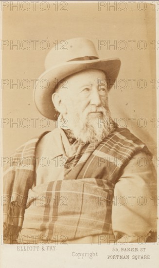 John Linnell Snr., c1860s. Creator: Elliott & Fry.