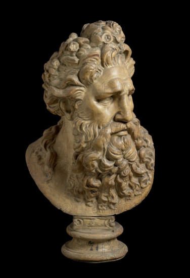 Cast of Head of bearded man, (19th century?). Creator: Unknown.