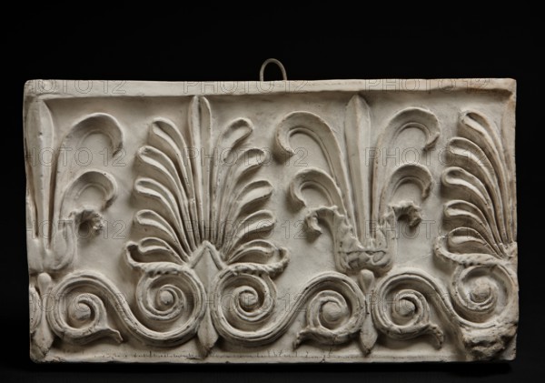 Cast of palmette-and-lotus frieze, Erechtheion epicranitis, (19th century?).  Creator: Unknown.