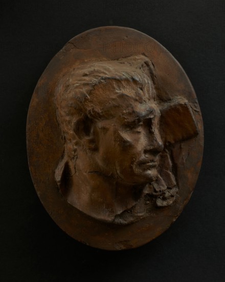 Cast of the head of Trajan. Creator: Unknown.