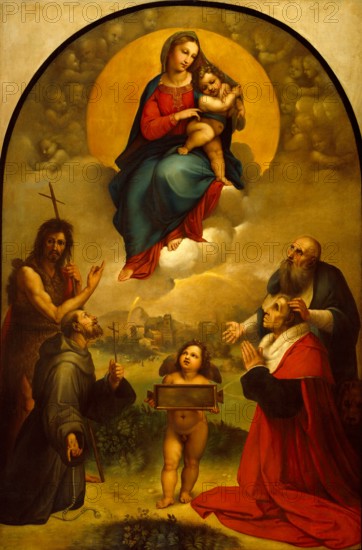 Madonna di Foligno, (c1511), c1750s. Creator: Anton Raphael Mengs.
