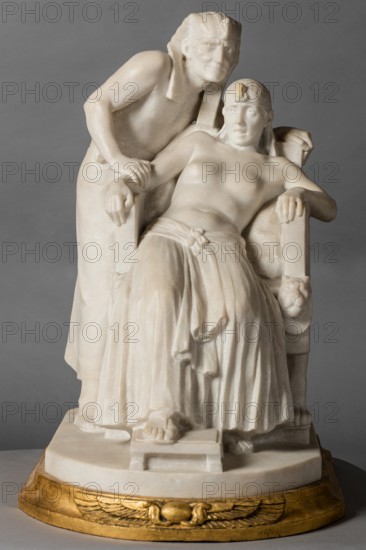 The Necromancer: Cleopatra and the Priest Harmachis, c1926. Creator: Arthur George Walker.