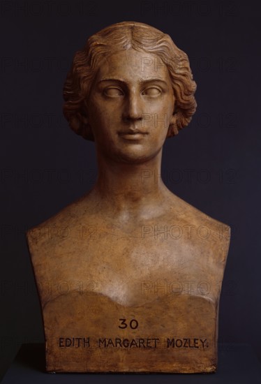 Bust of Edith Margaret Mozley, 1864. Creator: John Gibson.