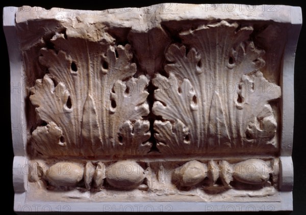 Cast of upper moulding of base, c106-113, (c19th century). Creator: Unknown.