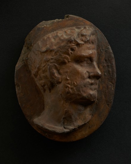 Cast of head of bearded Roman. Creator: Unknown.