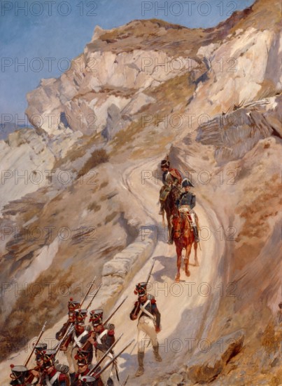 A Mountain Pass, 1895. Creator: Andrew Carrick Gow.
