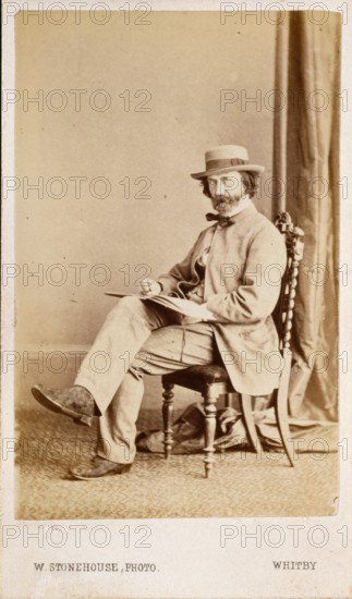 Carte de visite of unidentified man, late 19th century. Creator: William Stonehouse.