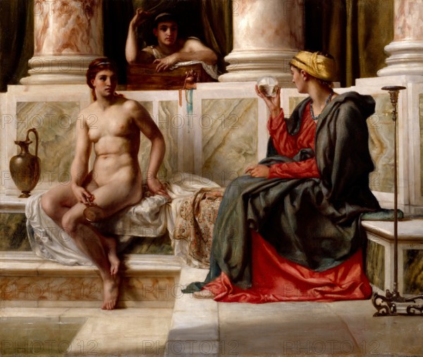 The Fortune Teller, 1877. Creator: Edward John Poynter.