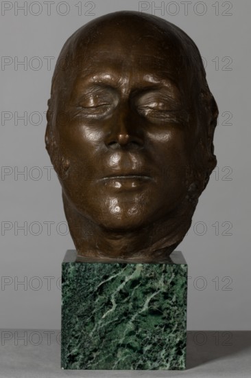 Cast of death mask of John Constable, 1958. Creator: Unknown.