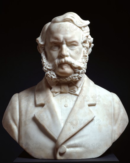 Bust of Sir Edwin Landseer, R.A., 1867. Creator: Carlo Marochetti.