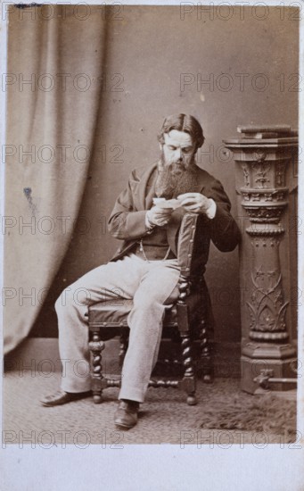 W. Holman Hunt, c1864. Creator: London Stereoscopic & Photographic Co.
