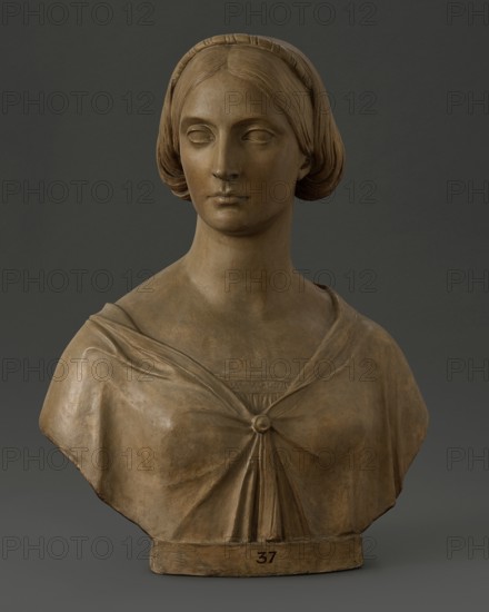 Bust of Elizabeth, Duchess of Wellington, 1857. Creator: John Gibson.