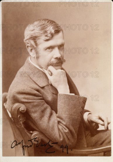 Sir Alfred East, R.A.; Alfred East, c1899. Creator: Elliott & Fry.