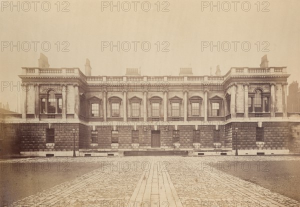 South front of Burlington House, c1860s. Creator: Stephen Ayling.