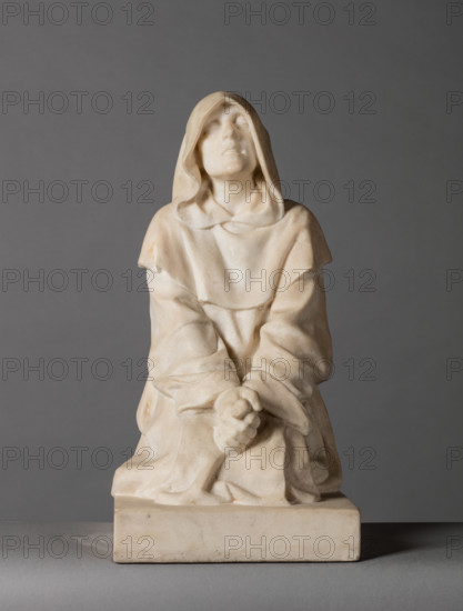 Monk in Prayer, c1921. Creator: Arthur George Walker.