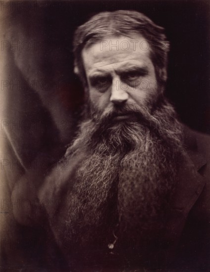 Photograph of a man, probably John Hungerford Pollen, c1860s. Creator: David Wilkie Wynfield.