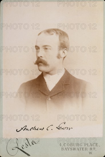 Andrew C. Gow, c1890s. Creator: Enrico Resta.