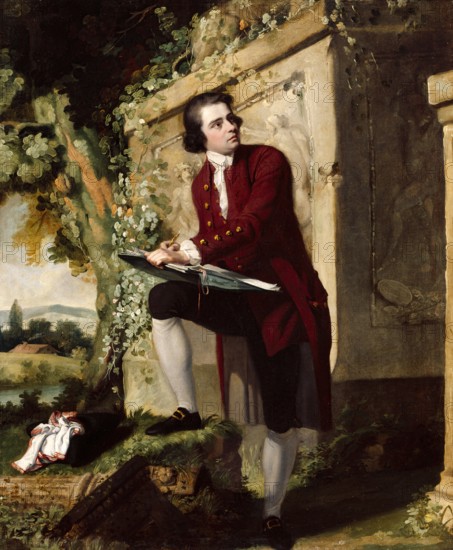 Portrait of a young artist, c1765. Creator: John Hamilton Mortimer.