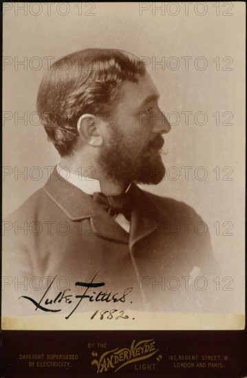 Luke Fildes, c1882. Creator: Van der Weyde Studios.