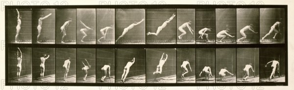 Jumping, 1872-1885.  Creator: Eadweard J Muybridge.