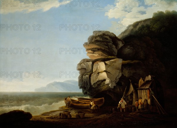 Coastal Scene, 1786. Creator: Joseph Farington.