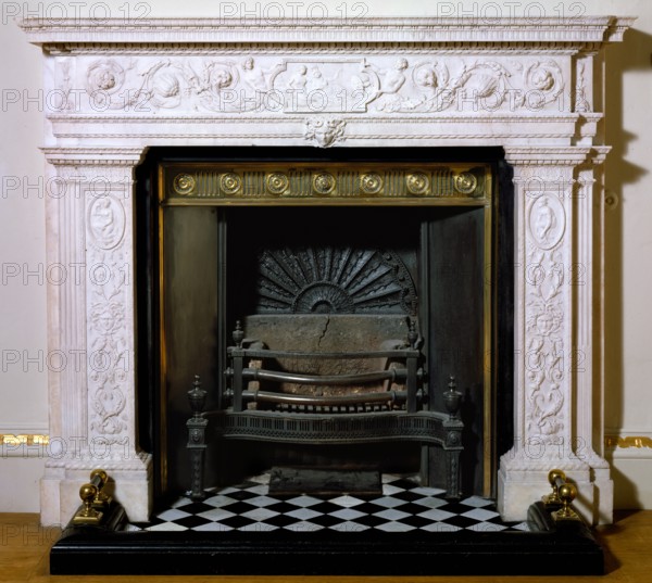 Council Room Fireplace, 1780-1786? Creator: Joseph Wilton.