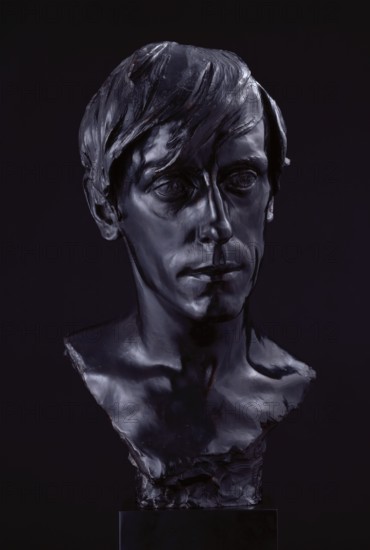 Bust of Ambrose McEvoy, A.R.A., 1916. Creator: Francis Derwent Wood.