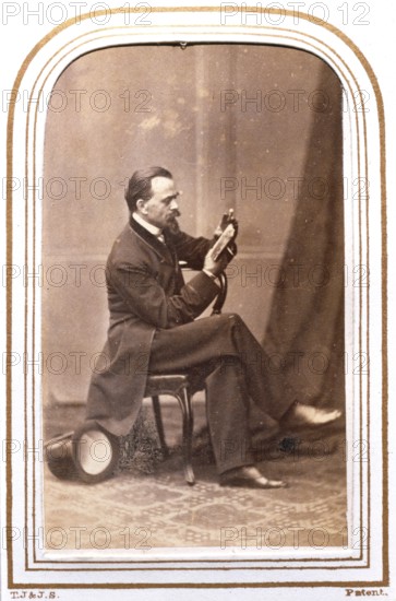 Carl Haag, c1862. Creator: Philip Fink.