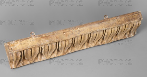 Cast of cyma recta, possibly from an upper cornice, late 18th century-early 19th century. Creator: Unknown.